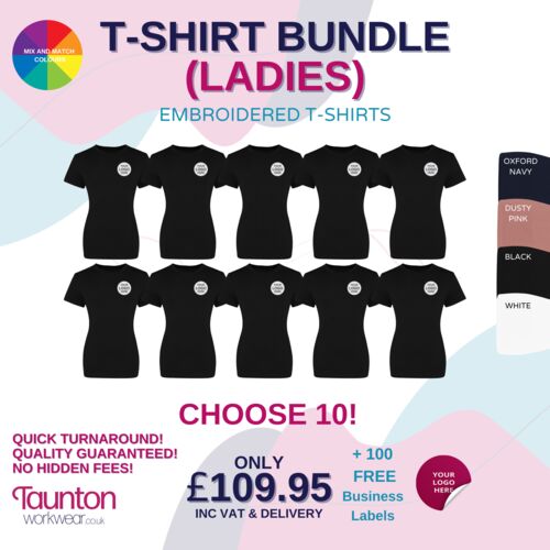 10 T-Shirt Bundle Deal (Ladies Fit) Thumbnail