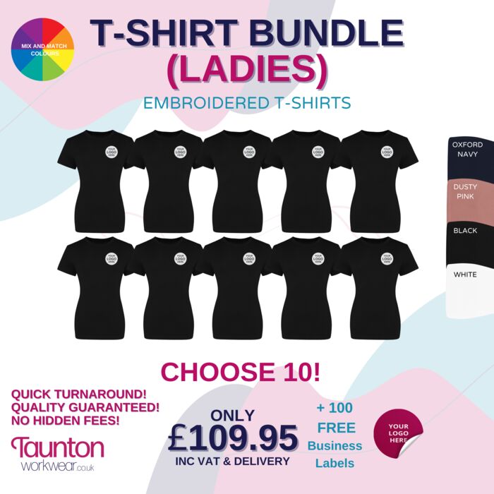 10 T-Shirt Bundle Deal (Ladies Fit) Thumbnail