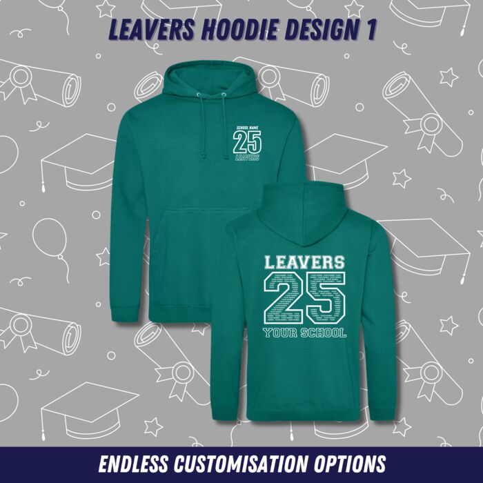 Leavers Hoodie  Design 1 Thumbnail