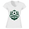 Softstyle™ women's v-neck t-shirt Thumbnail