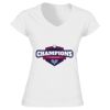 Softstyle™ women's v-neck t-shirt Thumbnail