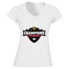 Softstyle™ women's v-neck t-shirt Thumbnail