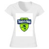 Softstyle™ women's v-neck t-shirt Thumbnail