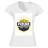 Softstyle™ women's v-neck t-shirt Thumbnail