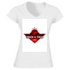 Softstyle™ women's v-neck t-shirt Thumbnail