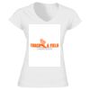 Softstyle™ women's v-neck t-shirt Thumbnail