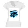 Softstyle™ women's v-neck t-shirt Thumbnail