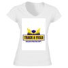 Softstyle™ women's v-neck t-shirt Thumbnail