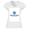 Softstyle™ women's v-neck t-shirt Thumbnail