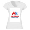 Softstyle™ women's v-neck t-shirt Thumbnail