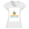 Softstyle™ women's v-neck t-shirt Thumbnail