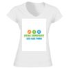 Softstyle™ women's v-neck t-shirt Thumbnail