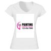 Softstyle™ women's v-neck t-shirt Thumbnail