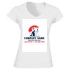 Softstyle™ women's v-neck t-shirt Thumbnail