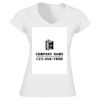 Softstyle™ women's v-neck t-shirt Thumbnail