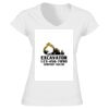 Softstyle™ women's v-neck t-shirt Thumbnail