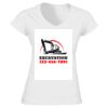 Softstyle™ women's v-neck t-shirt Thumbnail