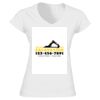 Softstyle™ women's v-neck t-shirt Thumbnail