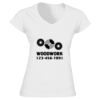 Softstyle™ women's v-neck t-shirt Thumbnail