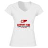 Softstyle™ women's v-neck t-shirt Thumbnail