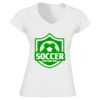 Softstyle™ women's v-neck t-shirt Thumbnail