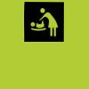 Printers midi jute tote Thumbnail