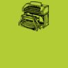 Printers midi jute tote Thumbnail