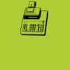 Printers midi jute tote Thumbnail
