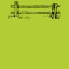 Printers midi jute tote Thumbnail