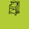 Printers midi jute tote Thumbnail
