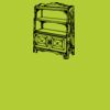 Printers midi jute tote Thumbnail