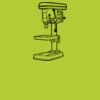 Printers midi jute tote Thumbnail