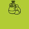 Printers midi jute tote Thumbnail