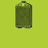 Printers midi jute tote Thumbnail