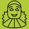 Printers midi jute tote Thumbnail