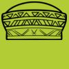 Printers midi jute tote Thumbnail