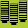 Printers midi jute tote Thumbnail