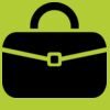 Printers midi jute tote Thumbnail
