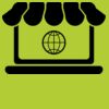 Printers midi jute tote Thumbnail