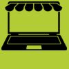 Printers midi jute tote Thumbnail