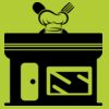 Printers midi jute tote Thumbnail