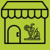 Printers midi jute tote Thumbnail