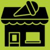 Printers midi jute tote Thumbnail